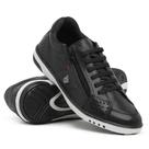 Tênis Masculino Sapatênis Sapato Couro Confort Casual Urbano Moderno Clássico Tênis Masculino Sapatênis Sapato Couro Confort Casual Urbano Moderno Clássico