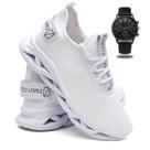 Tênis Masculino Sport Corrida e Academia Confortável + Relógio Tênis Masculino Sport Corrida e Academia Confortável + Relógio