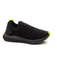 Tenis Meia Batatinha Masc Preto/Verde
