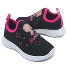 Tenis Meia Escolar Barbi Bi Preto