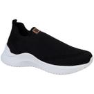 Tênis Meia Feminino Knit Jogger Casual Calce Fácil Leve Macio Confortável Via Angel 8101