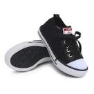 Tenis meia infantil Lets All Preto