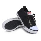 Tenis meia infantil Lets All Preto