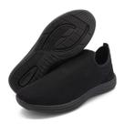 Tenis Meia Masculino Casual Para Idoso Confortável Palmilha Gel Pu Caminhada Academia Passeios