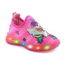 Tênis Menina Infantil LED Unicorn ou Dog Confortável Novopé Tênis Menina Infantil LED Unicorn ou Dog Confortável Novopé