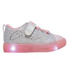 Tênis Menina Skechers Twinkle Toes LED Sparks Ice Cinza 3147
