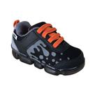 Tênis Menino Infantil Dok Com Led Preto/Laranja 10041-249