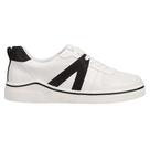 Tênis MIA Alta Lace Up de material vegano femininos brancos/pretos 38 Tênis MIA Alta Lace Up de material vegano femininos brancos/pretos 38
