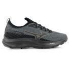 Tênis Mizuno Bold Masculino - Preto e Cinza Tênis Mizuno Bold Masculino - Preto e Cinza