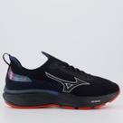 Tênis Mizuno Cool Ride 3 Preto e Marinho Tênis Mizuno Cool Ride 3 Preto e Marinho