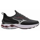 Tênis Mizuno Wave Mirai 8 Masculino - Chumbo/Preto 40