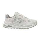Tênis Moda Feminino Via Marte Branco E Prata Tênis Moda Feminino Via Marte Branco E Prata