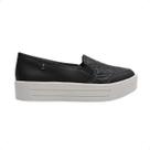 Tênis Moda Plataforma Feminino Slip On Kolosh Preto