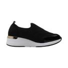 Tênis Modare Casual Feminino Slip On Confortável Preto