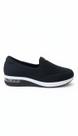 Tenis Modare I6 Preto Dourado Feminino Ortopédico Macio - Tenis Modare I6 Preto Dourado Feminino Ortopédico Macio -