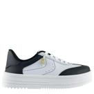 Tênis Moleca Feminino Casual Branco e Preto Confortável