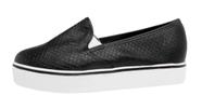 Tênis Moleca Feminino Slip On Plataforma Napa Snake Tênis Moleca Feminino Slip On Plataforma Napa Snake