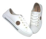 Tenis Moleca Feminino Sola Baixa Macio Sapatênis Confortável Casual