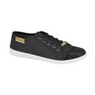 Tênis Moleca Napa Verniz Feminino Hey Girl Com Cadarço Casual Dia a Dia Adulto Confortável Original