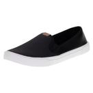 Tênis Moleca Slip On Nobuck Feminino Preto
