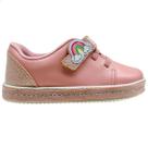 Tenis Molekinha Infantil Bebe Feminino Sintetico tiras autocolantes