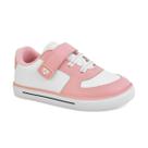 Tenis Molekinha Meninas Napa Rosa Antiderrapante -