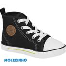 Tenis Molekinho Cano Alto Lona Sider