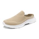 Tênis Mule Feminino DREAM PAIRS Slip-On Tricô Nude 38
