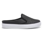 Tênis Mule Feminino Slip On Calcanhar Aberto Babuche Preto Tênis Mule Feminino Slip On Calcanhar Aberto Babuche Preto