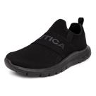 Tênis Nautica Tobin para homens casuais sem cadarço pretos tamanho 9,5