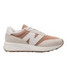 Tênis New Balance 370 v1 Unissex - Bege+Marrom - 37
