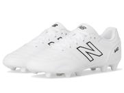 Tênis New Balance 442 V2 Academy FG Junior Branco Preto 2 EUA