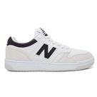 Tênis New Balance 480 Low Branco e Preto Unissex