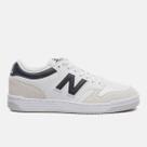Tênis New Balance 480 Low Branco Preto Cinza Masculino Casual