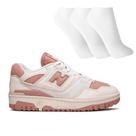 Tenis New Balance 550 Feminino + 3 Pares de Meias Tenis New Balance 550 Feminino + 3 Pares de Meias