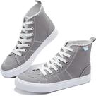 Tênis Obtaom High Top Canvas Play Mid-Calf Fashion Grey Tênis Obtaom High Top Canvas Play Mid-Calf Fashion Grey