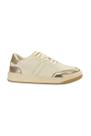 Tênis Off White Ouro Numeração Especial Casual J.A Shoes
