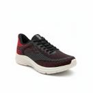 Tênis Olympikus Delta Preto Vermelho Design Amortecimento -