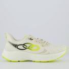 Tênis Olympikus Swift 5 Feminino Off White e Amarelo Tênis Olympikus Swift 5 Feminino Off White e Amarelo