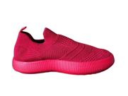 Tênis Ortopédico Flyfeet Nuvem Knit Leve Macio E Confortável - VERMELHO