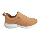 Tenis Ortopedico Usaflex Feminino Caminhada Elastano Ab6412