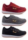 Tênis Para Academia Corrida Macio Caminhar Combo 3 Pares