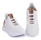Tênis para Academia Feminino Caminhada Esportivo Branco Olimp Viper Shoes
