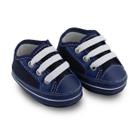 Tênis para bebê soffete com cadarço Tênis para bebê soffete com cadarço