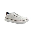 Tênis Pegada Masculino Casual Em Couro 110933 Branco