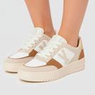 Tênis Plataforma Vizzano Casual Feminino Original 1389131 Cor:Branco Off Tan DouradoTamanho:39 Tênis Plataforma Vizzano Casual Feminino Original 1389131 Cor:Branco Off Tan DouradoTamanho:39