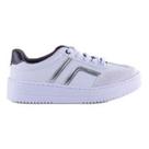 Tênis Preto Adorno Em Branco Ramarim 2491103