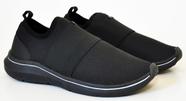 Tênis Preto Infantil Esport Fali Elástico Vansneki Slip On