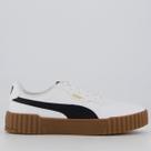 Tênis Puma Carina 3.0 Feminino Branco e Marrom