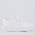 Tênis Puma Carina 3.0 Holo 2.0 Infantil Branco
